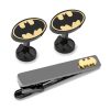 Batman Stainless Steel Cufflinks Tie Clip Gift Set
