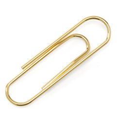Gold Stainless Steel Paper Clip Money Clip