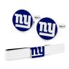 New York Giants Cufflinks and Tie Bar Gift Set