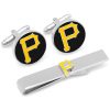 Pittsburgh Pirates Cufflinks and Tie Bar Gift Set