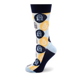 R2D2 and BB8 Pop Art Sock