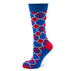 Spiderman Blue Checker Sock