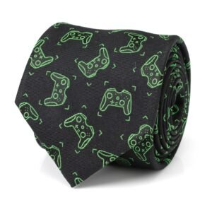 AE-GAMER-TR Gamer Black Men's Tie