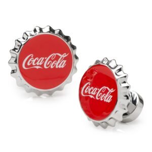 CC-BCAP-SL Coca-Cola Bottle Cap Cufflinks