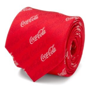 CC-LRDM-TR Coca-Cola® Logo Red Men's Tie