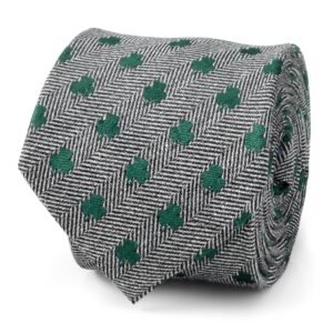 CC-SHMR-TR_1e8761c0-66db-4803-a4cd-b714c3d8825d Herringbone Shamrock Men's Tie