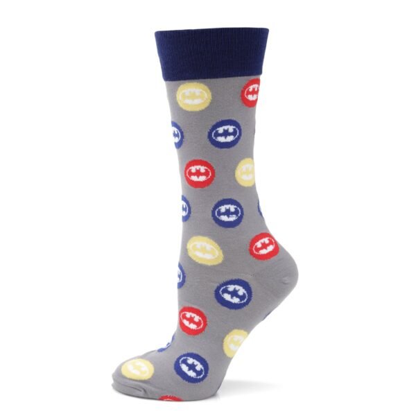 DC-BAT-DOT-SC DC Batman Dot Sock