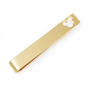 Disney Mickey Mouse Cutout Gold Tie Bar