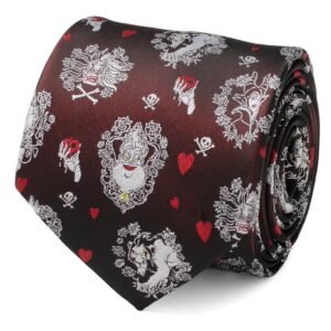 DN-VIL-HNA-TR Disney Villains 'Happily Never After' Black Men's Tie