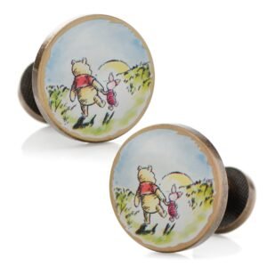 Disney Winnie the Pooh and Piglet Cufflinks