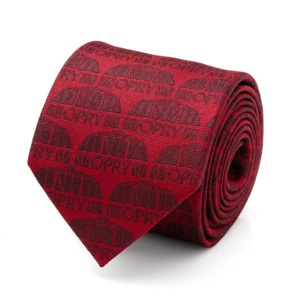 Grand Ole Opry Auditorium Red Men's Tie