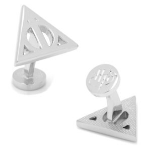 Harry Potter Silver Deathly Hallows Cufflinks