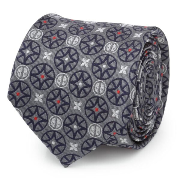 Marvel Deadpool Gray Men's Tie