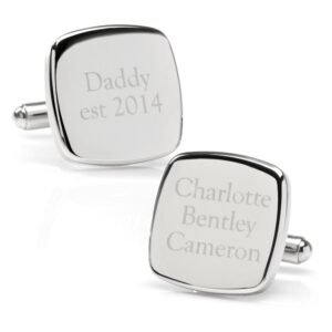 OB-294-DAD_0d57b04a-cabf-4fbc-859c-7efa902c6e80 Daddy Established Engravable Cufflinks