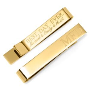 OB-GTB-BDE_9281a556-6208-4505-8714-45dd4de1a6bd Best Day Ever Gold Engravable Tie Bar