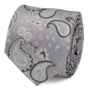 OB-PSY-GRY-TR_e3e9bb24-f7a9-451e-b72e-a962dd7cab65 Gray Paisley Men's Tie