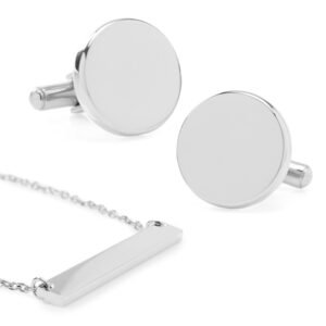 OB-STL-ENB-CNL_15008e47-f43e-459f-909e-ee6fefc5c69c Stainless Steel Engravable Bar Necklace and Cufflinks Gift Set