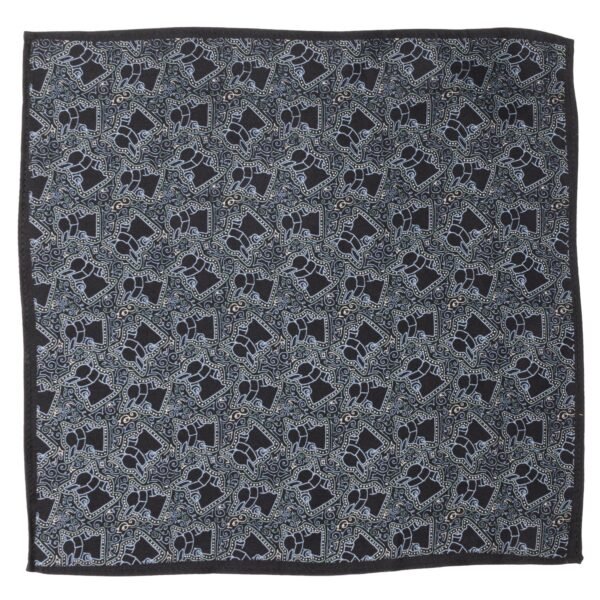 SW-GU-NVY-PS_c92ed2c1-0d02-4161-ac07-87337e5c3307 Star Wars Grogu Outline Navy Blue Pocket Square