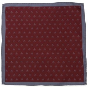 Star Wars Mandalorian Red Silk Pocket Square