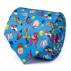 Looney Tunes Blue Men's Tie